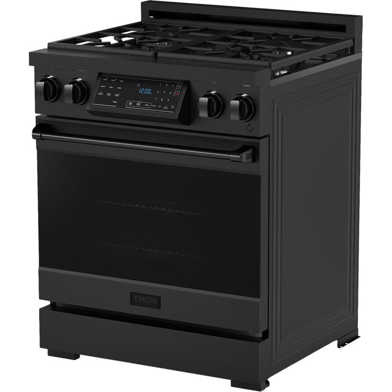  Thor Kitchen 30-inch Freestanding Gas Range with Tilt Panel RSG30B IMAGE 4