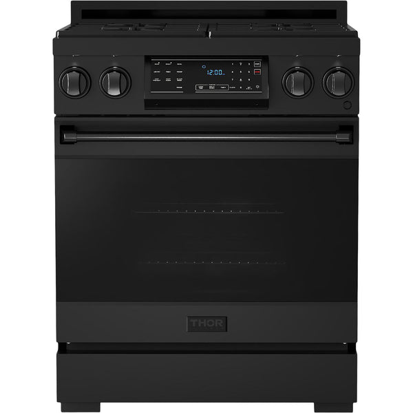  Thor Kitchen 30-inch Freestanding Gas Range with Tilt Panel RSG30BLP IMAGE 1