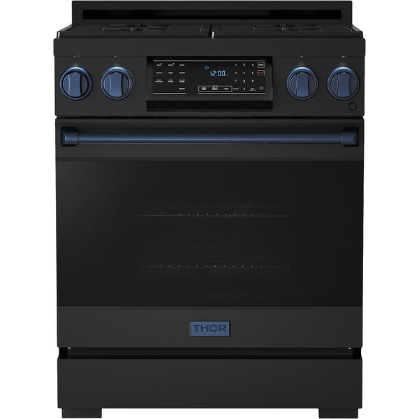  Thor Kitchen 30-inch Freestanding Gas Range with Tilt Panel RSG30B-BLU IMAGE 1