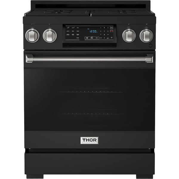  Thor Kitchen 30-inch Freestanding Gas Range with Tilt Panel RSG30BLP-SS IMAGE 1
