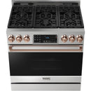  Thor Kitchen 36-inch Freestanding Gas Range with Tilt Panel RSG36LP-RSG IMAGE 2