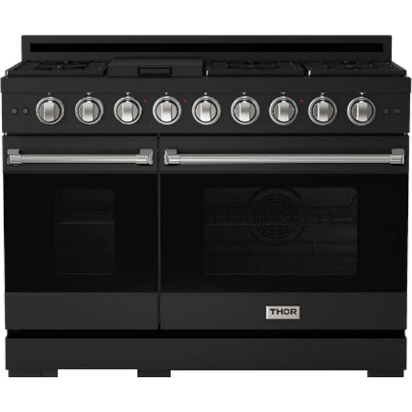  Thor Kitchen 48-inch Freestanding Gas Range with Convection Technology RSG48EB-SS IMAGE 1