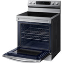  Samsung 6.3 cu. ft. Smart Freestanding ENERGY STAR® Certified Electric Range NE63D6511SR/AA IMAGE 8