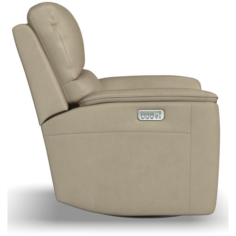 Flexsteel Recliners Power Henry 1041-53P5-94680 Power Recliner - Beige IMAGE 6
