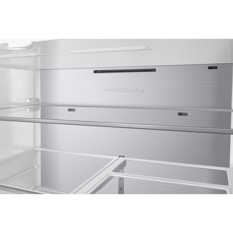  Samsung 36-Inch 29 Cu.Ft. Bespoke AI 4-Door French Door Refrigerator with AI Home Screen RF90F29BECRAA IMAGE 13