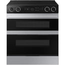  Samsung 30-inch Slide-in Electric Range with Wi-Fi NSE6DG8550SR/AA IMAGE 1