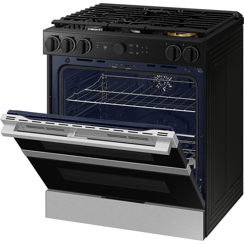  Samsung 30-inch Slide-in Dual Fuel Range with Wi-Fi NSY6DG8550SR/AA IMAGE 9