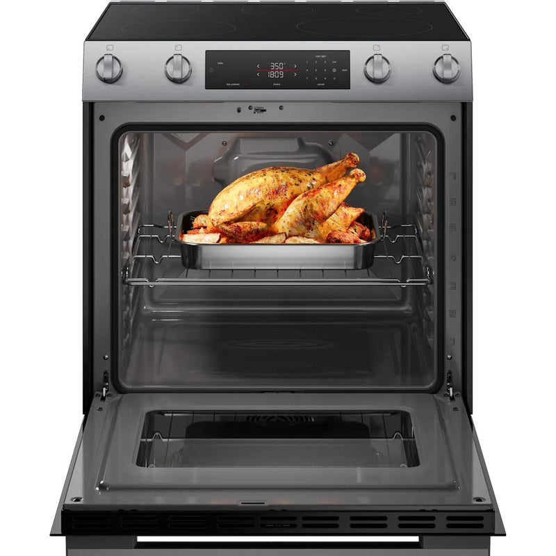 Bosch 30-inch Slide-in Electric Range with Convection Technology HEF1050MU IMAGE 2