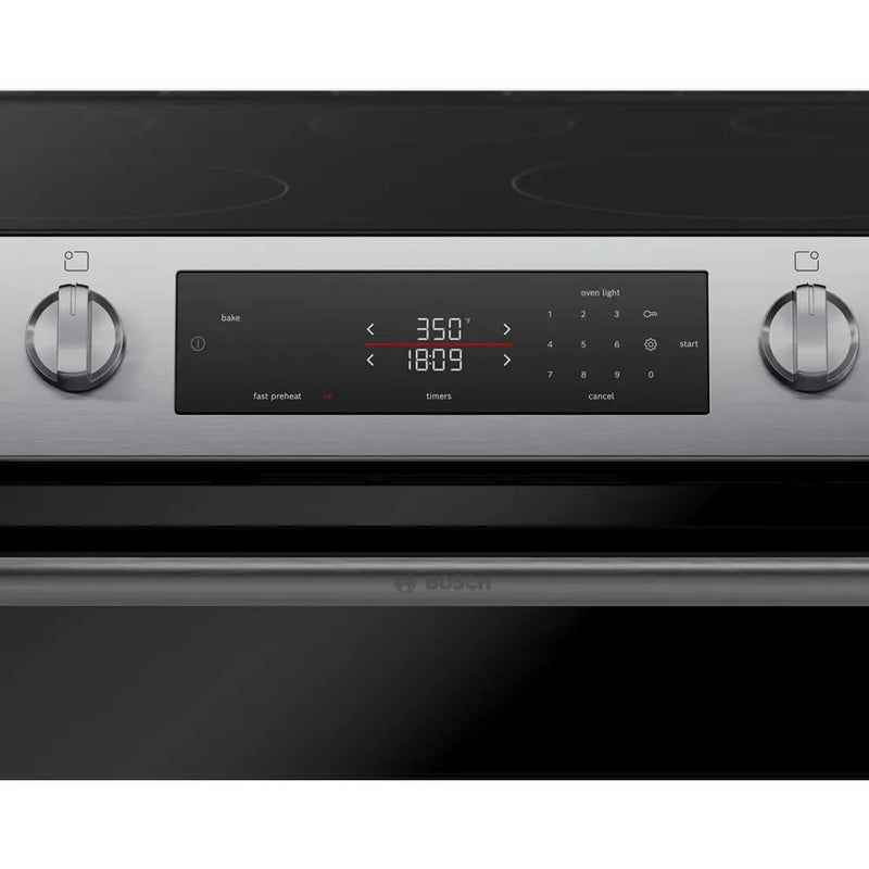 Bosch 30-inch Slide-in Electric Range with Convection Technology HEF1050MU IMAGE 9