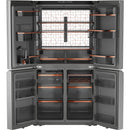 Café 22.9 Cu. Ft. Smart Counter-Depth Quad-Door Refrigerator with Dual-Dispense AutoFill Pitcher CHE23DM5WS5 IMAGE 2