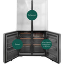 Café 22.9 Cu. Ft. Smart Counter-Depth Quad-Door Refrigerator with Dual-Dispense AutoFill Pitcher CHE23DM5WS5 IMAGE 4