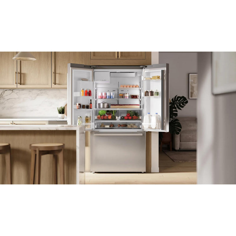 Bosch 36-inch 500 Series French Door Bottom Mount Refrigerator with Total No Frost B36CD52SNS IMAGE 18