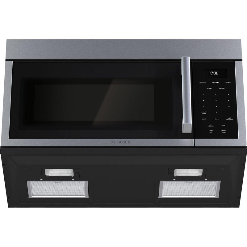  Bosch 30-inch 300 Series Over-The-Range Microwave with Left Side Opening Door HMV3055U IMAGE 4