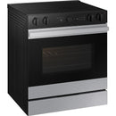  Samsung Bespoke 6.3 cu. ft. Smart Slide-In Electric Range with Air Fry NSE6DG8502SR/AA IMAGE 2