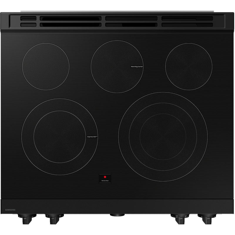  Samsung Bespoke 6.3 cu. ft. Smart Slide-In Electric Range with Air Fry NSE6DG8502SR/AA IMAGE 3