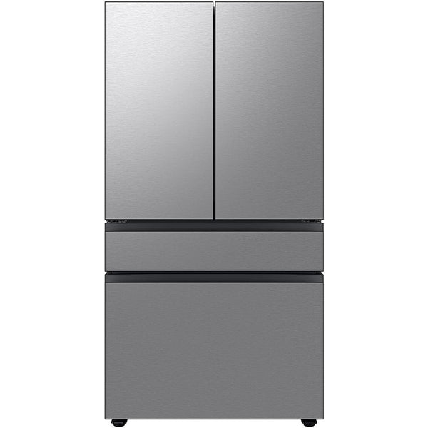  Samsung Bespoke 23 cu. ft. Counter Depth 4-Door French Door Refrigerator with Inner Beverage Center™ RF70F23DER/AA IMAGE 1