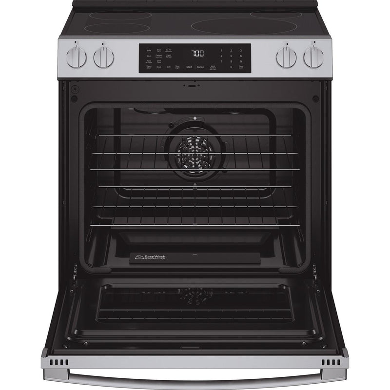 GE Profile 30-inch Slide-in Induction Range with Convection Technology PHS700AYFS IMAGE 2