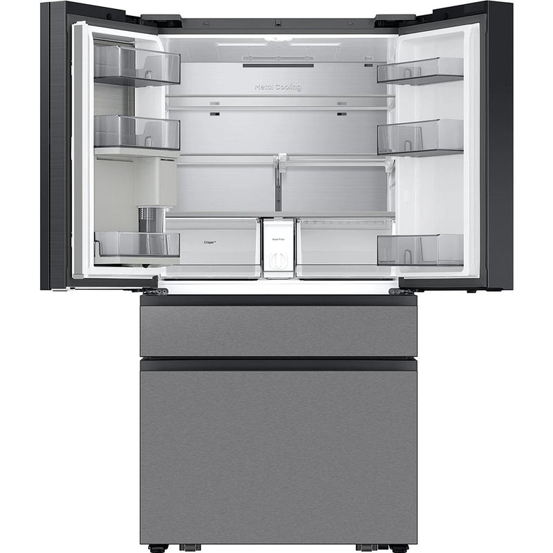  Samsung 29 cu. ft. 4-Door French Door Refrigerator with AI Family Hub™ RF90F29AECR/AA IMAGE 3