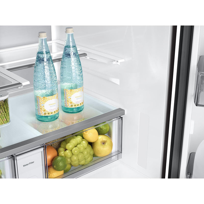  Samsung 29 cu. ft. 4-Door French Door Refrigerator with AI Family Hub™ RF90F29AECR/AA IMAGE 6
