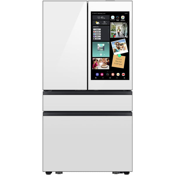  Samsung 29 cu. ft. 4-Door French Door Refrigerator with AI Family Hub™ RF90F29AEW/AA IMAGE 1