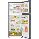 Samsung 18 cu. ft. Top Freezer Refrigerator with Ice Maker RT70F18LASR/AA IMAGE 3