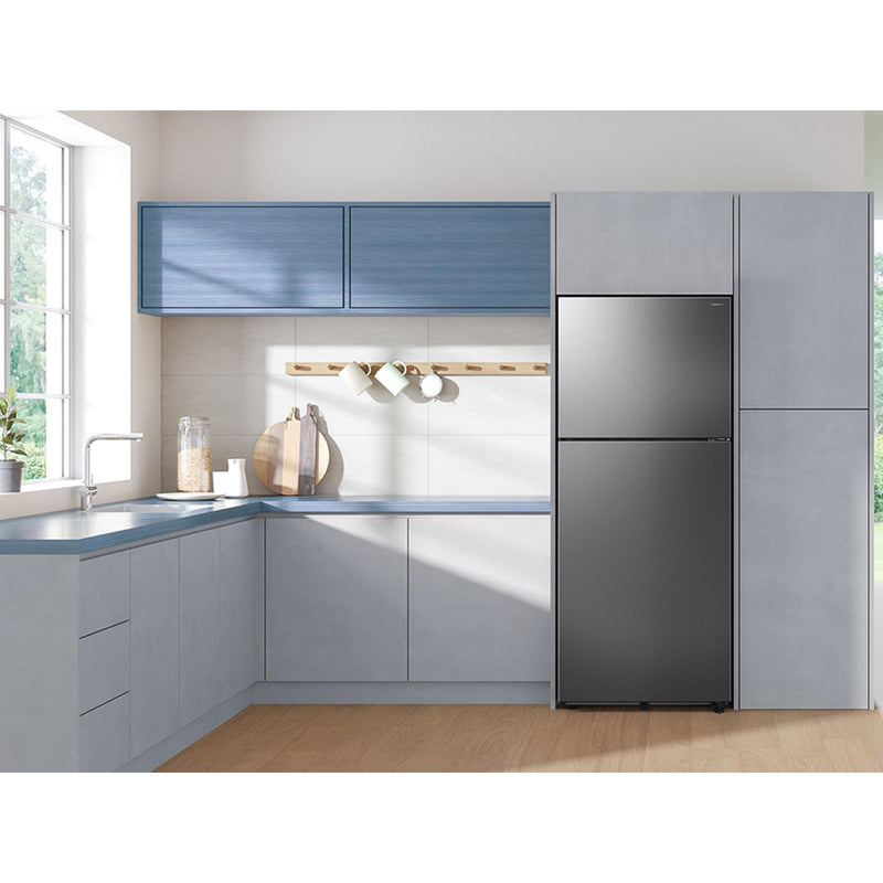  Samsung 18 cu. ft. Top Freezer Refrigerator with Ice Maker RT70F18LASR/AA IMAGE 7
