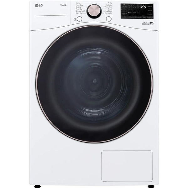 LG 7.8 cu.ft. Electric Dryer with Dual Inverter HeatPump™ Technology DLHC4002W IMAGE 1