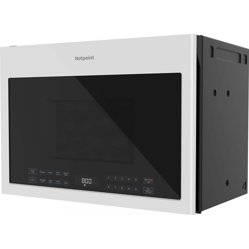 Hotpoint 24-inch 1.4 Cu. Ft. Over-The-Range Microwave Oven HVMB14S4WWW IMAGE 2