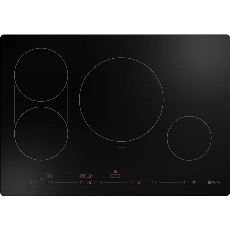 GE Profile 30" Built-In Touch Control Induction Cooktop PHP6030DWBB IMAGE 2