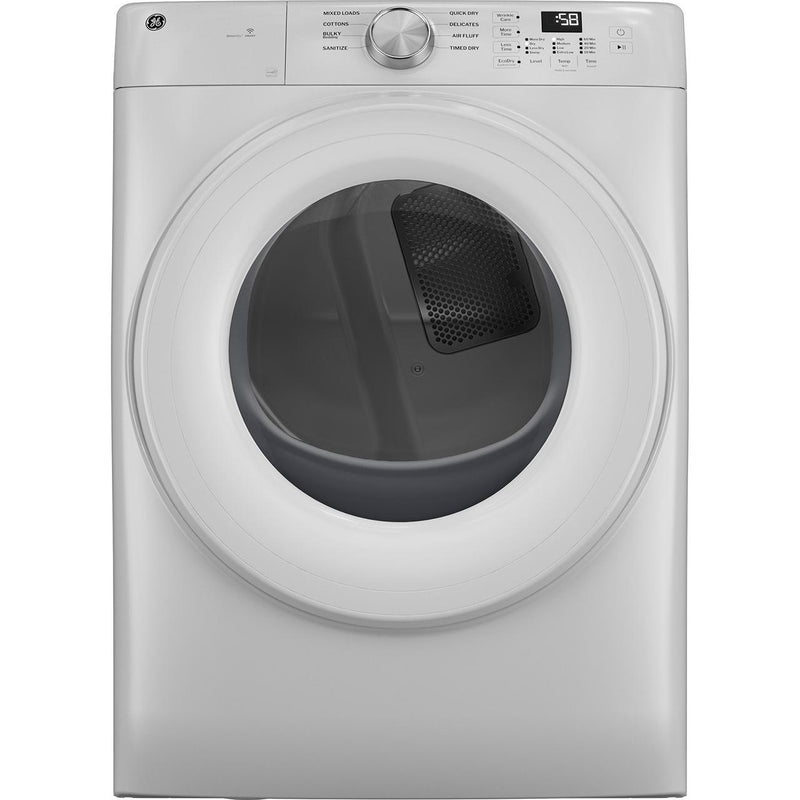 GE 7.8 cu. ft. Capacity Smart Front Load Gas Dryer GFD35GSSYWW IMAGE 1