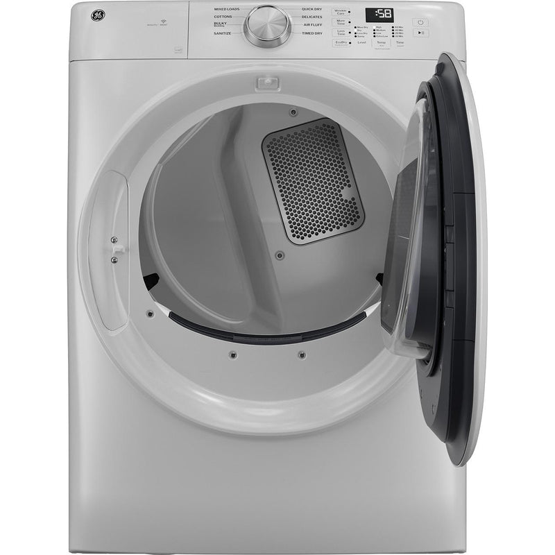 GE 7.8 cu. ft. Capacity Smart Front Load Gas Dryer GFD35GSSYWW IMAGE 2