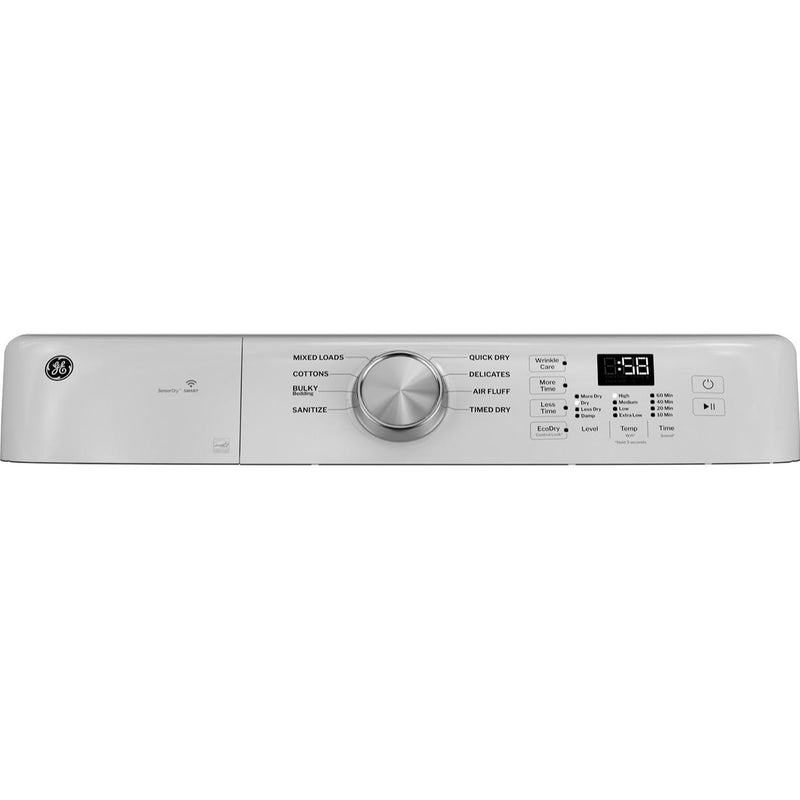 GE 7.8 cu. ft. Capacity Smart Front Load Gas Dryer GFD35GSSYWW IMAGE 3