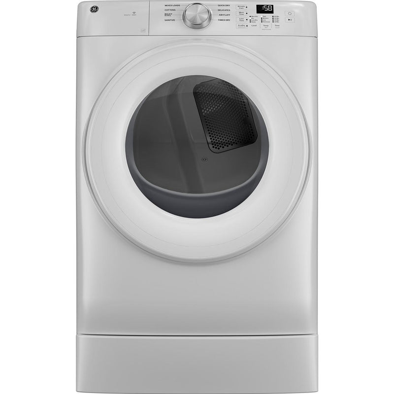 GE 7.8 cu. ft. Capacity Smart Front Load Gas Dryer GFD35GSSYWW IMAGE 5