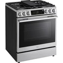 LG 30-inch Slide-In Gas Range with Air Fry LSGL6337X IMAGE 3