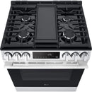 LG 5.8 cu.ft. Smart Gas Single Oven Slide-in Range with Air Fry LSGL5833X IMAGE 6