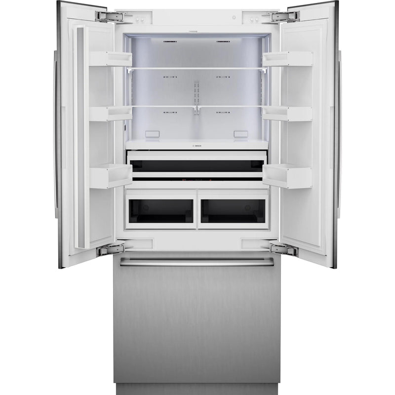 Bosch 36-inch, 20.1 cu.ft. Built-in Bottom Freezer with Wi-Fi Connect B36BT130NS IMAGE 2