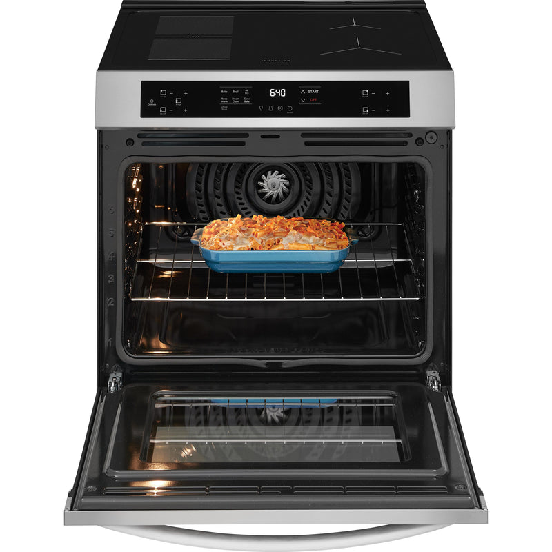  Frigidaire 30-inch Front Control Induction Range with Air Fry FCFI3082BS IMAGE 4