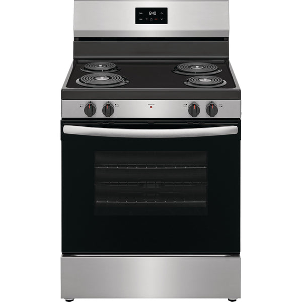  Frigidaire 30-inch Freestanding Electric Range with Even Baking Technology FCRC3012BS IMAGE 1