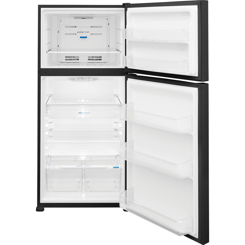  Frigidaire 30-inch, 20 cu.ft. Freestanding Top Freezer Refrigerator with EvenTemp™ FFHT2045XB IMAGE 4