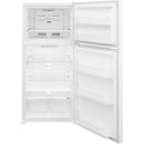  Frigidaire 30-inch, 20 cu.ft. Freestanding Top Freezer Refrigerator with EvenTemp™ FFHT2045XW IMAGE 4