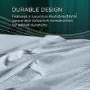  Tempur-Pedic TEMPUR-Adapt Luxe Egyptian Cotton Sheets - Sleepy Blue (Twin XL) IMAGE 15