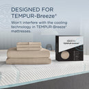  Tempur-Pedic TEMPUR breeze cooling Sheet Set Sandstone (Full) IMAGE 8