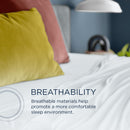  Tempur-Pedic TEMPUR breeze cooling Sheet Set White (Twin XL) IMAGE 6
