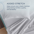  Tempur-Pedic TEMPUR Classic Cotton Sheet Set Cool Gray (Twin XL) IMAGE 7