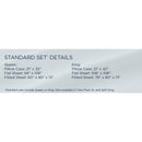  Tempur-Pedic TEMPUR Classic Cotton Sheet Set Cool Gray (Twin) IMAGE 19