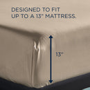  Tempur-Pedic TEMPUR Classic Cotton Sheet Set Sandstone (Full) IMAGE 3