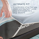  Tempur-Pedic TEMPUR Classic Cotton Sheet Set Sleepy Blue (Twin) IMAGE 9