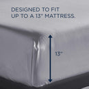  Tempur-Pedic TEMPUR Classic Cotton Sheet Set Sleepy Silver Mist (King) IMAGE 3