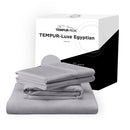  Tempur-Pedic TEMPUR Luxe Egyptian Cotton Pillowcase Set  Cool Gray (King) IMAGE 10