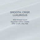  Tempur-Pedic TEMPUR Luxe Egyptian Cotton Sheet Set Cool Gray (California King ) IMAGE 8